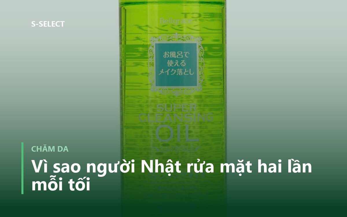 Vì sao người Nhật rửa mặt hai lần mỗi tối